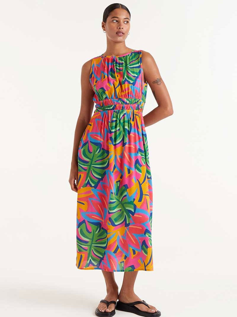 Compania Fantastica Floral Maxi Dress
