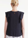 Compania Fantastica Ruffle Sleeveless Top