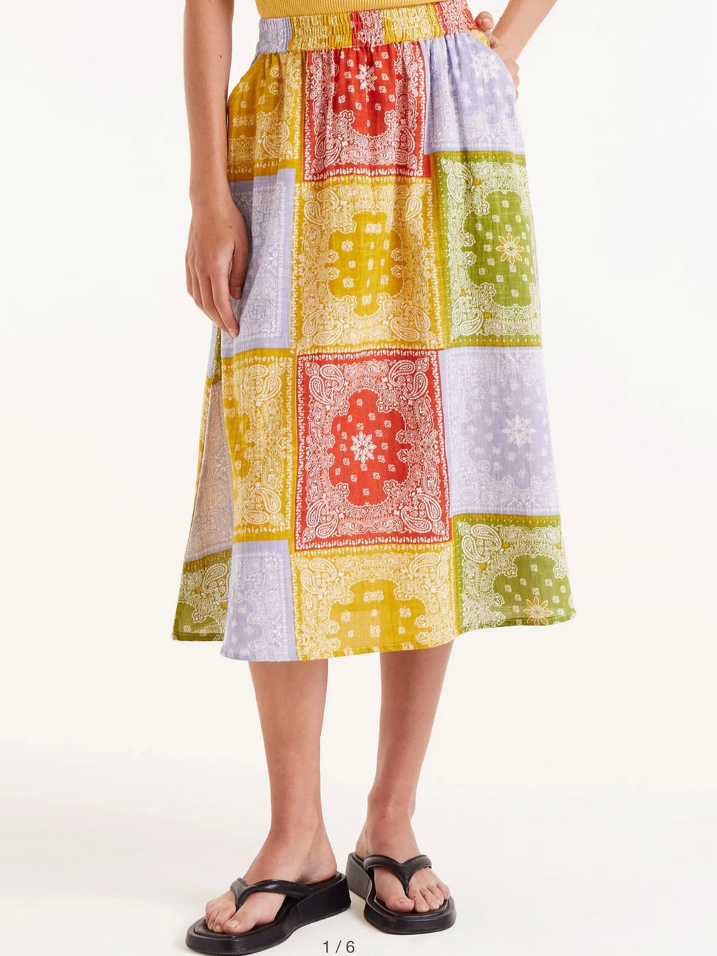 Compania Fantastica Paisley Skirt