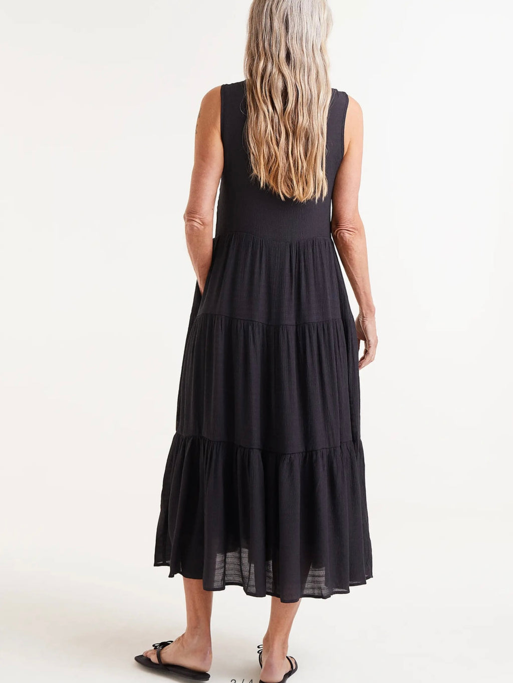 Compania Fantastica Black Midi Dress