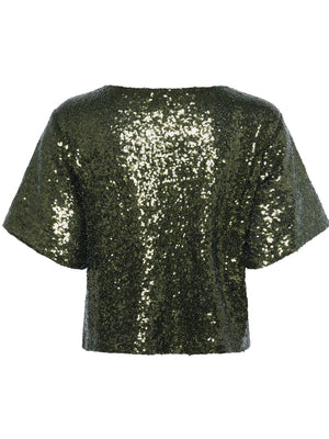 Kaffe Miranda Sequin Top