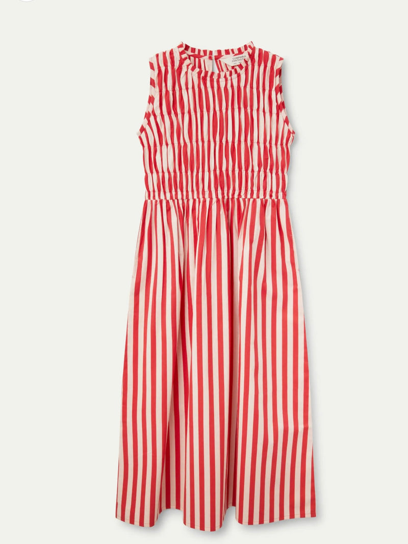 Compania Fantastica Red  Stripped Dress