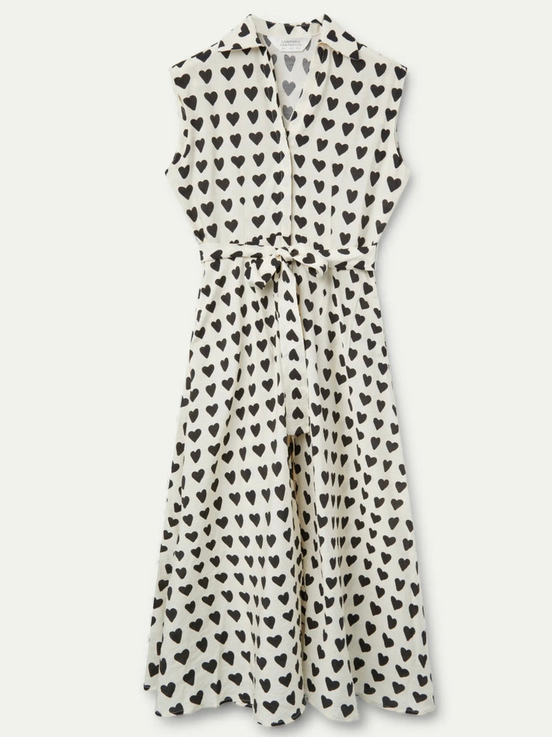 Compania Fantastica Heart Midi Dress
