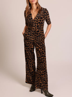 Traffic People Leopard Jumpsuit