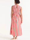 Compania Fantastica Red  Stripped Dress