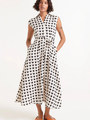 Compania Fantastica Heart Midi Dress
