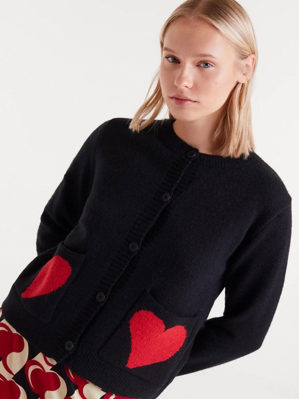Compania Fantastica Heart Cardigan