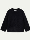 Compania Fantastica Black Textured Jumper