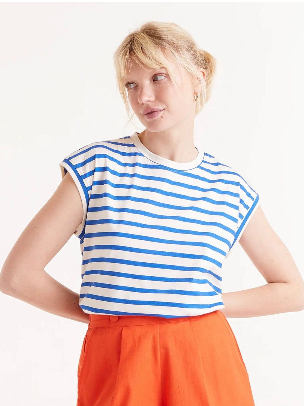 Blue Striped T-shirt