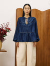 FRNCH Cixous Denim Blouse