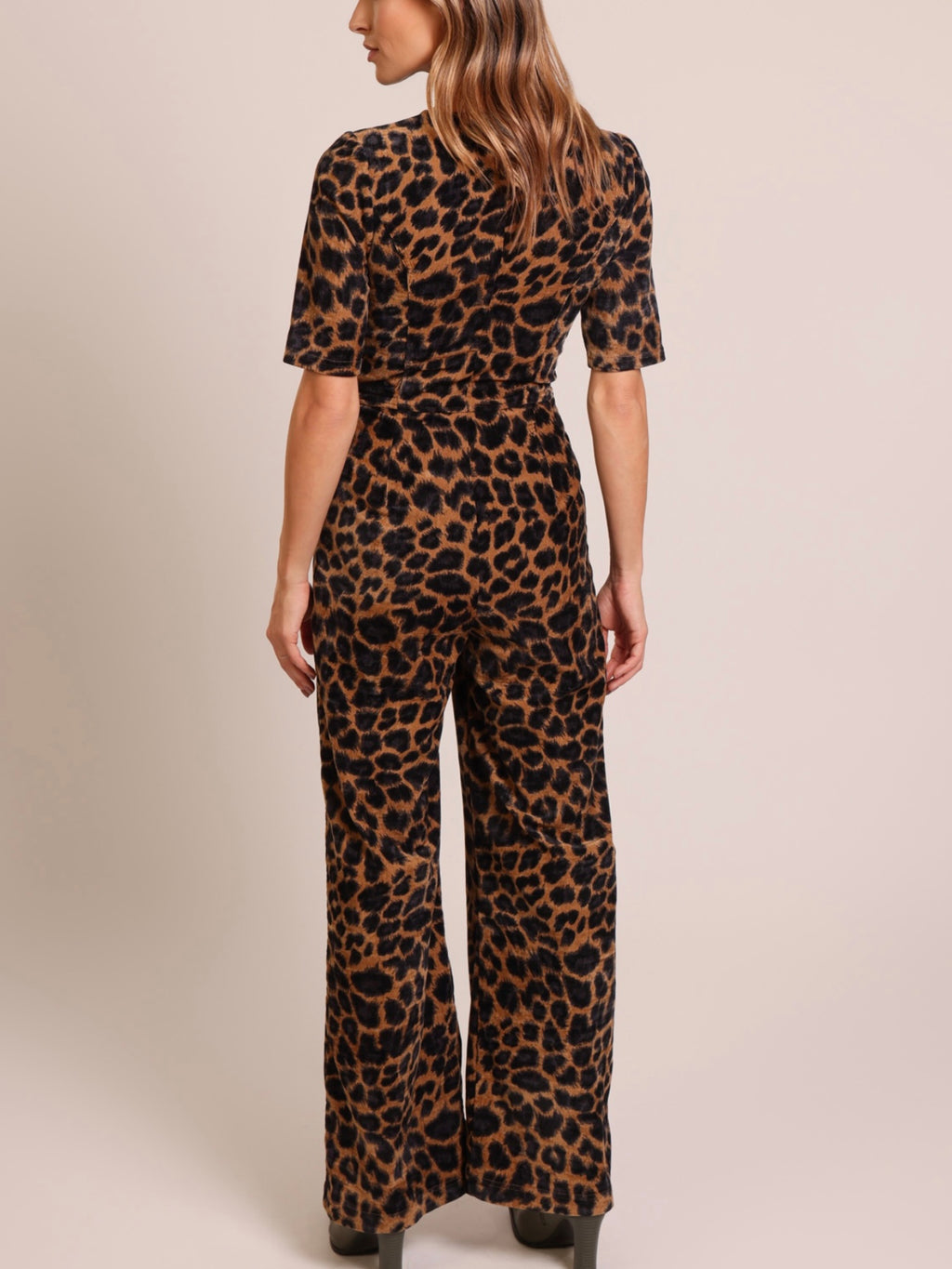 Traffic People Leopard Jumpsuit