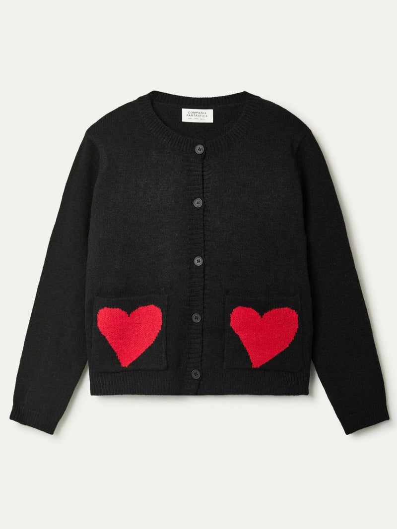 Compania Fantastica Heart Cardigan