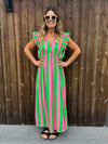 Striped Maxi Dress