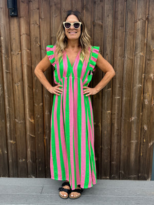 Striped Maxi Dress