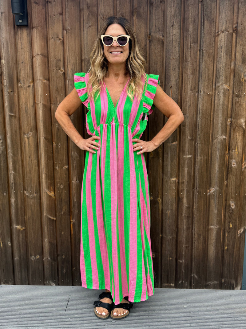 Striped Maxi Dress