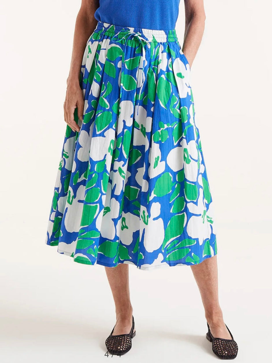 Compania Fantastica Floral Midi Skirt