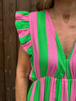 Striped Maxi Dress