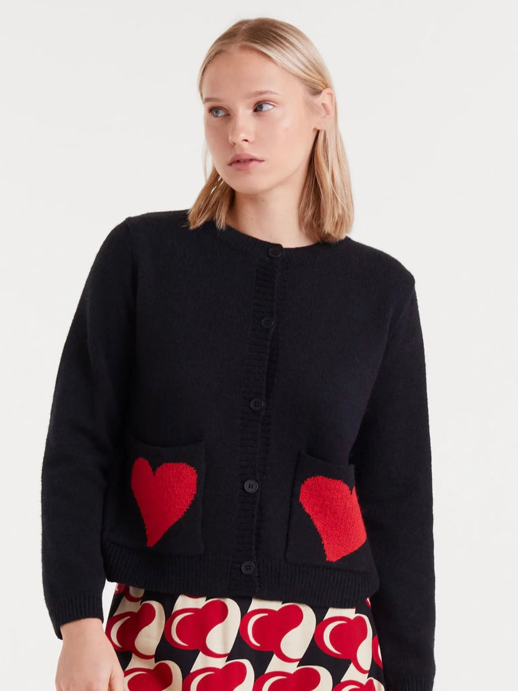 Compania Fantastica Heart Cardigan