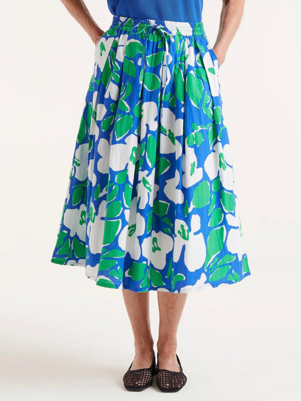Compania Fantastica Floral Midi Skirt