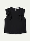 Compania Fantastica Ruffle Sleeveless Top