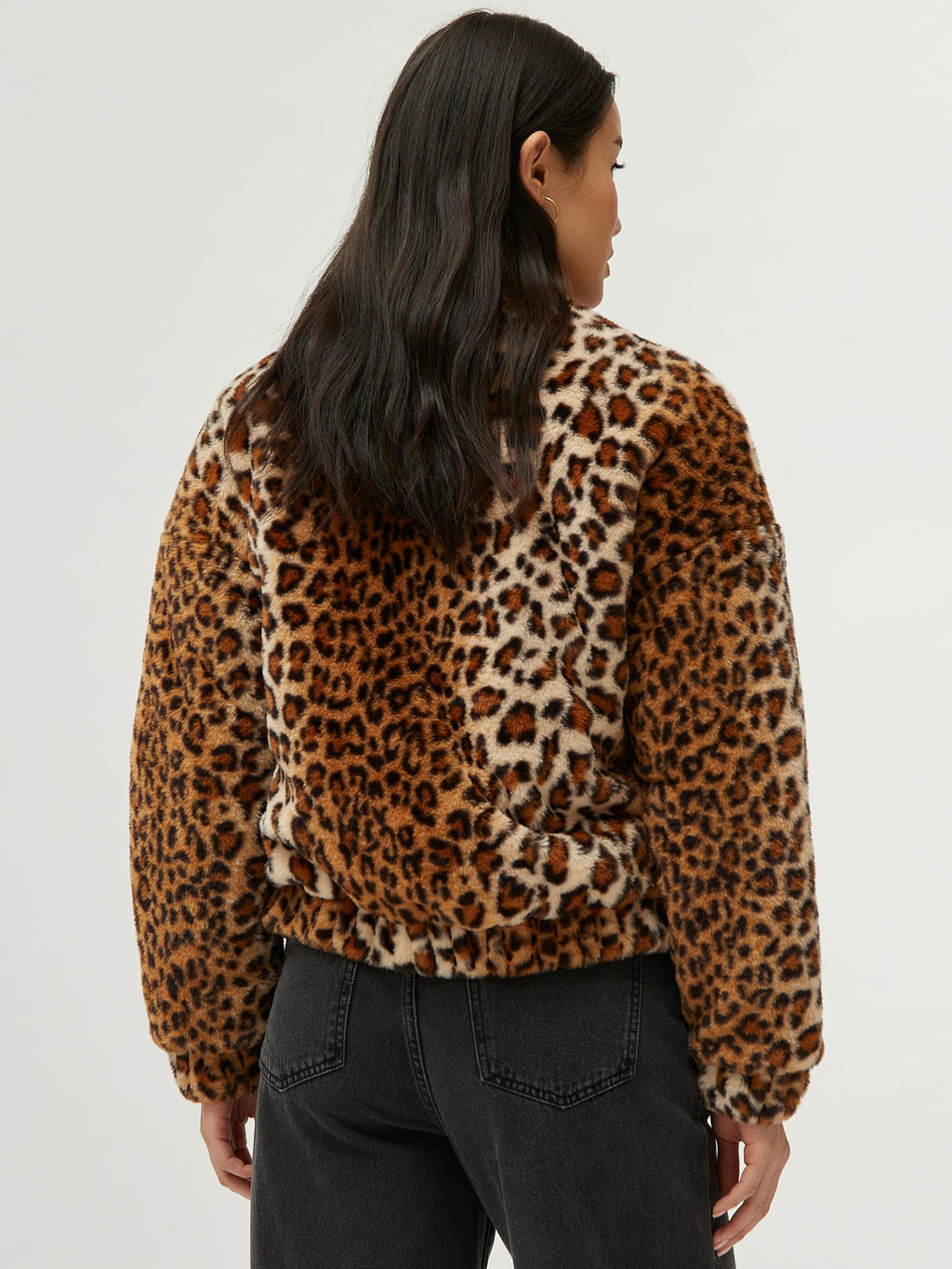 Leopard Bomber Jacket