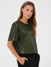 Kaffe Miranda Sequin Top