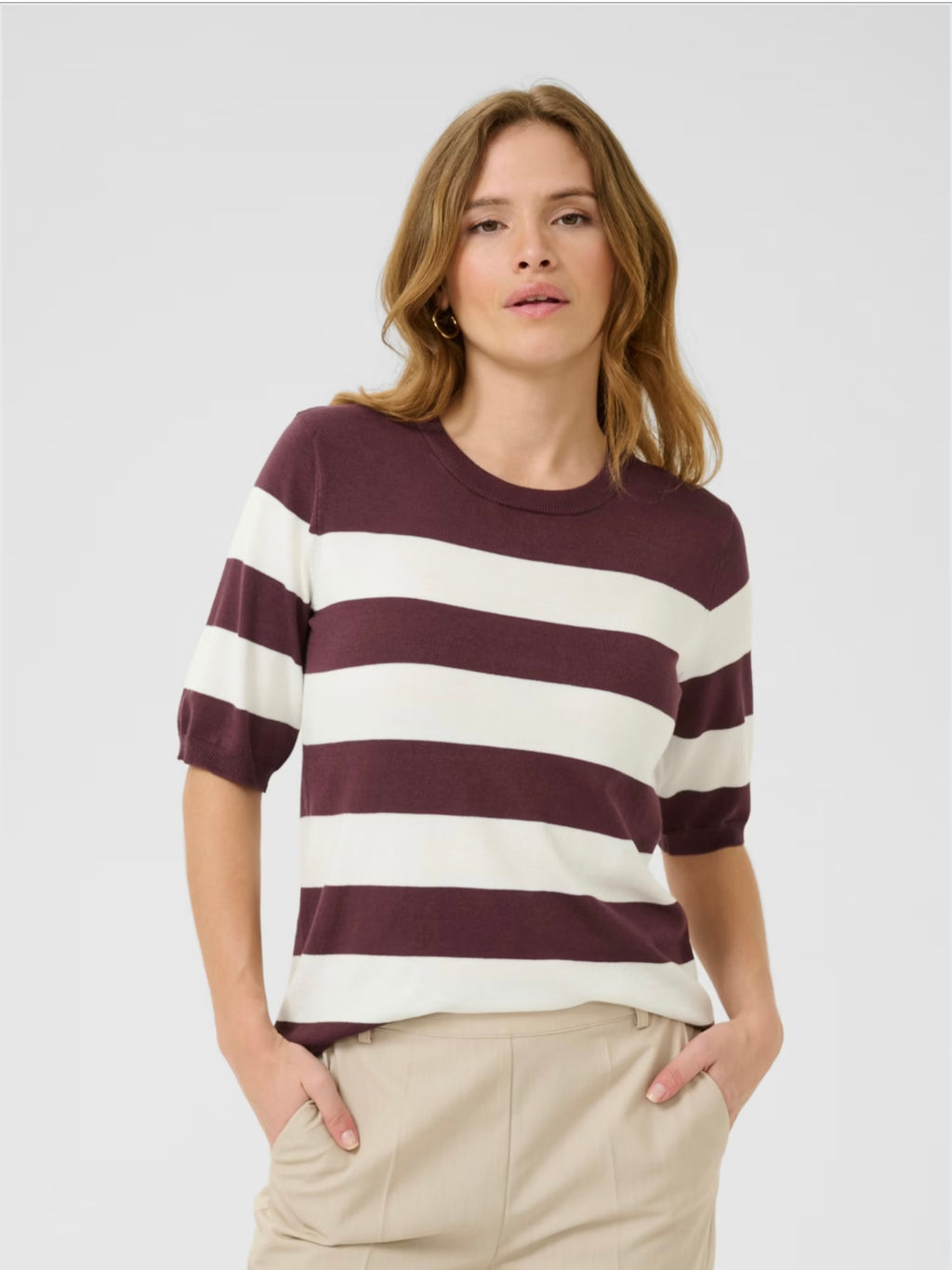 Kaffe Lizza Striped Knit