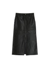 Nory Faux Leather Skirt