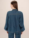 Grace & Mila Salsa Denim Blouse