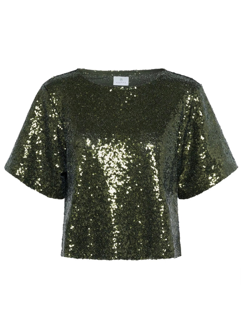 Kaffe Miranda Sequin Top