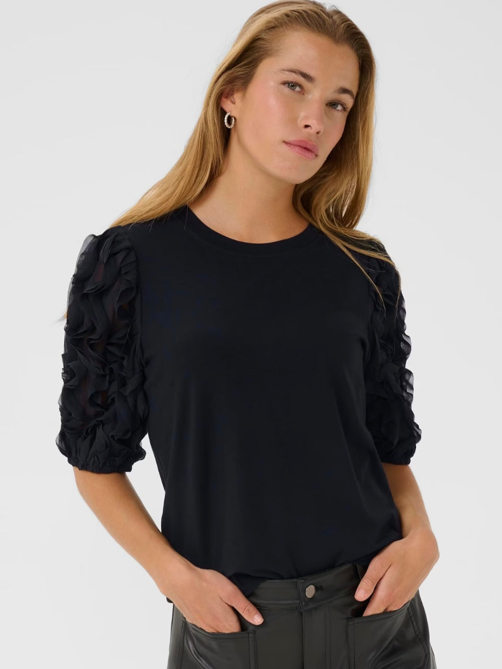 Kaffe Linda Frill Top