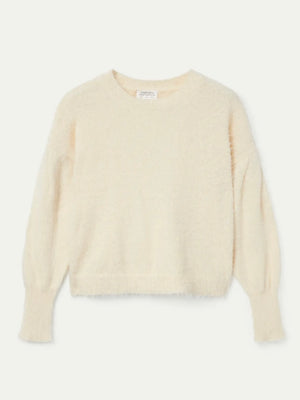 Cream Fluffy Jumper