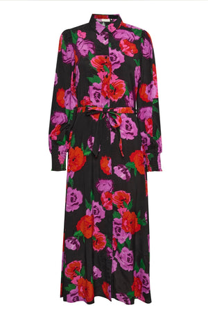 KAFFE - Florina Floral Shirt Dress